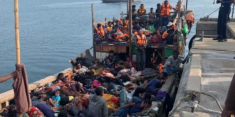 தடுப்புக்காவலில் வைக்கப்பட்டுள்ள இலங்கை வந்த மியன்மார் அகதிகள்!