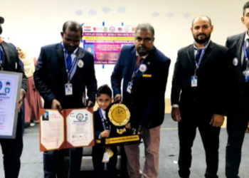 சோழன் உலக சாதனை புத்தகத்தில் திருகோணமலையை சேர்ந்த 4  வயது சிறுவன்