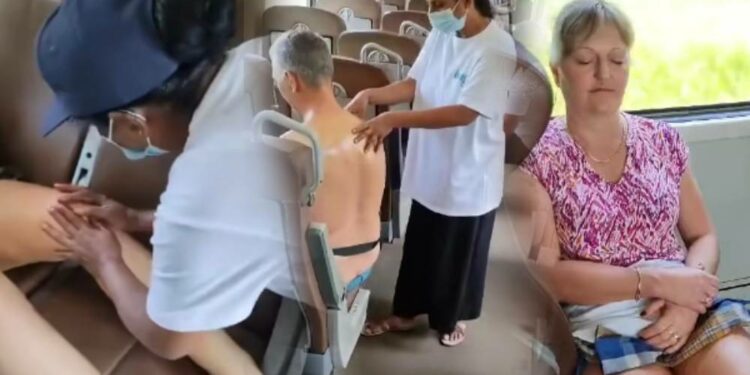 ரயிலில் ஸ்பா நடத்திய நிறுவனத்திற்கு எதிராக சட்ட நடவடிக்கை!