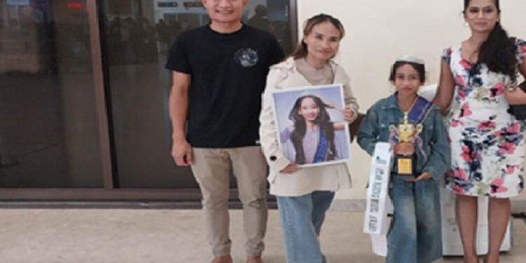 உலகின் இளம் அழகியாக தெரிவான இளம் சிறுமி!