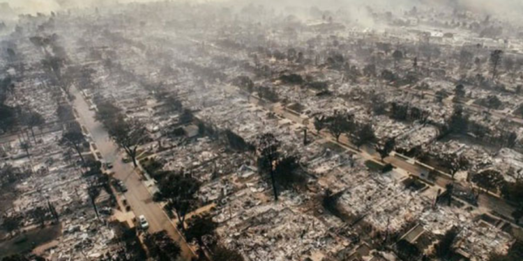 அமெரிக்காவில் வரலாறு காணாத அளவிற்கு காட்டுத்தீ!