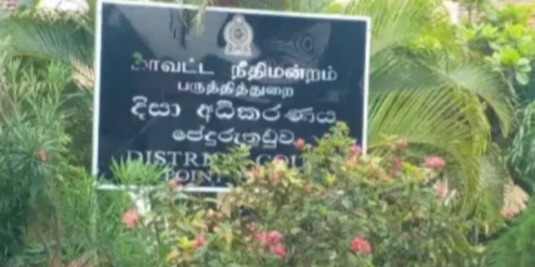 யாழில் நீதிமன்ற நடவடிக்கைக்கு இடையூறு ஏற்ப்படுத்தும் வகையில் செயற்ப்பட்ட இருவர் கைது!