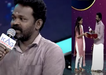 சரிகமபவில் தன் தந்தையை பெருமைப்படுத்திய மகள்