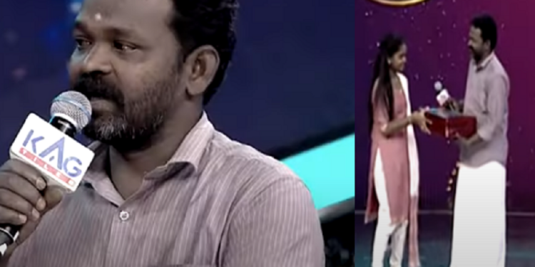 சரிகமபவில் தன் தந்தையை பெருமைப்படுத்திய மகள்