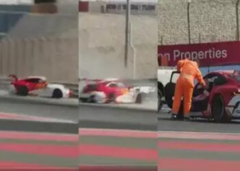 மீண்டும் கார் விபத்தில் சிக்கிய அஜித்!