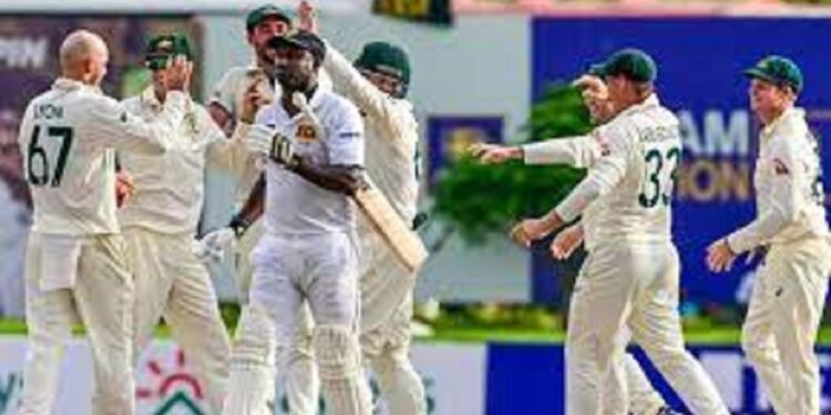 இலங்கை அணிக்கு எதிரான முதலாவது டெஸ்ட் போட்டியில் அவுஸ்ரேலியா வெற்றி!