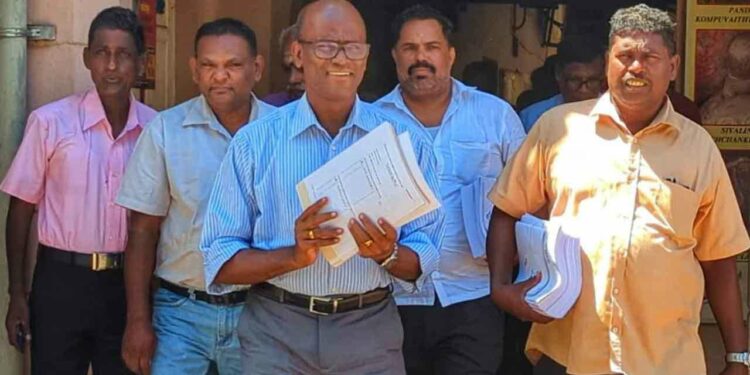 நான்கு சபைகளில் கட்டுப்பணத்தை செலுத்தியுள்ள தமிழரசுக் கட்சி!