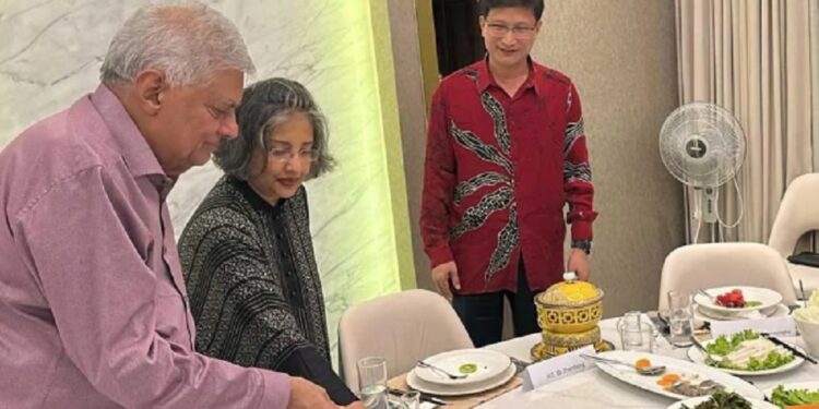 ரணிலுக்கு சீன தூதுவர் தலைமையில் விருந்து!