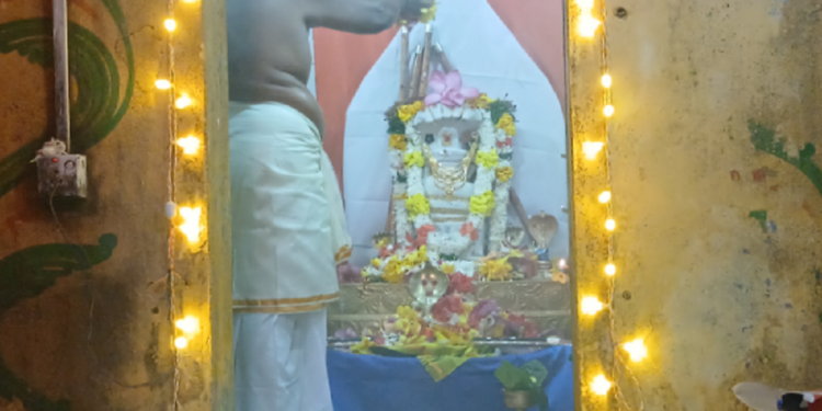 பங்குனி உத்தர விழாவிற்கு தயாராகும் புளியம்பொக்கணை நாகதம்பிரான் கோவில்