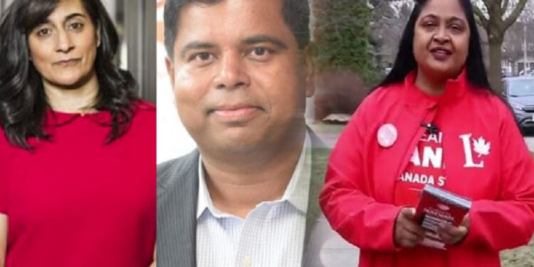 கனேடிய பொதுத் தேர்தலில் தமிழர்கள் மூவர் வெற்றி!