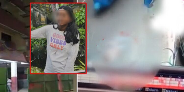 தொடர்மாடி குடியிருப்பின் மேல் இருந்து விழுந்த மாணவி மரணம்!