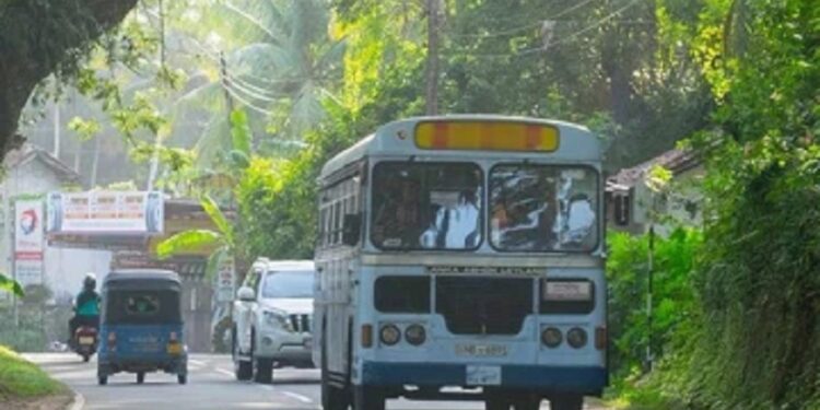 போதைப் பொருளை பயன்படுத்தி பேருந்து செலுத்திய சாரதி!