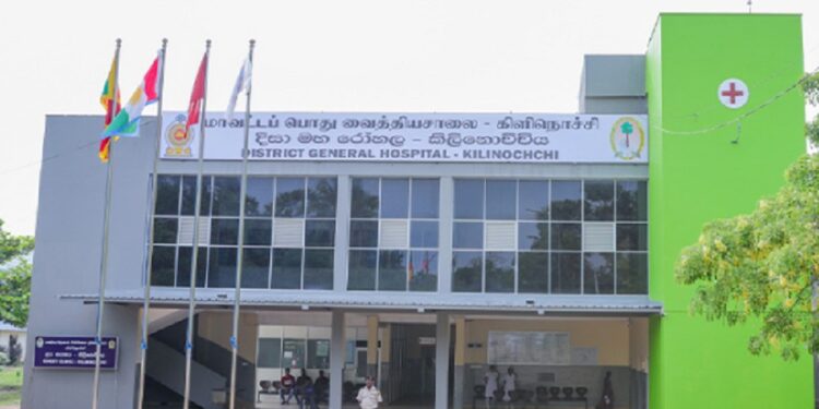 கிளிநொச்சி வைத்தியசாலை கிணற்றில் மலத்தொற்று