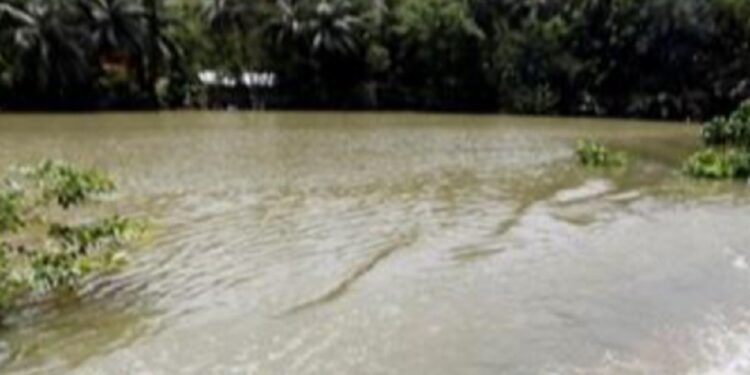 சடலத்தை காண ஆற்றின் நடுப்பகுதிக்கு சென்றவர் மாயம்!