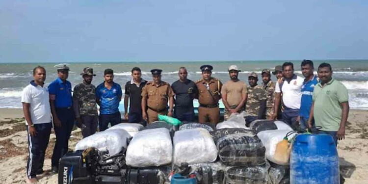 மன்றில் பாரிய அளவிலான பீடி இலைகள் மீட்பு!