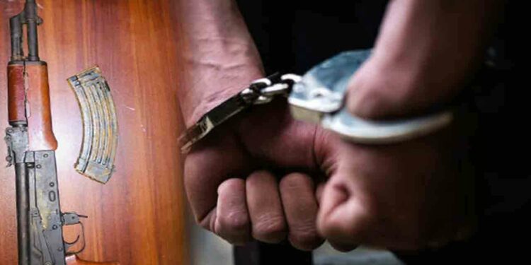 துப்பாக்கியுடன் ஒருவர் கைது!