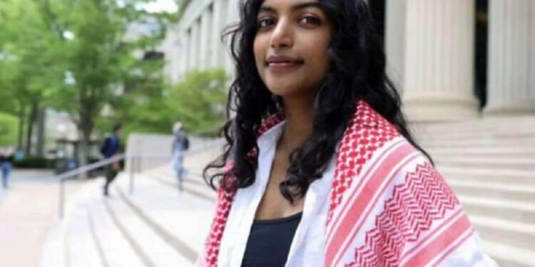 பாலஸ்தீனத்துக்கு ஆதரவாக பேசிய மாணவிக்கு பட்டமளிப்பு விழாவில் தடை!