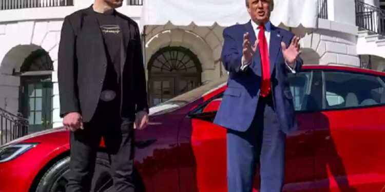 டெஸ்லா காரை விற்க முடிவு செய்த ட்ரம்ப்
