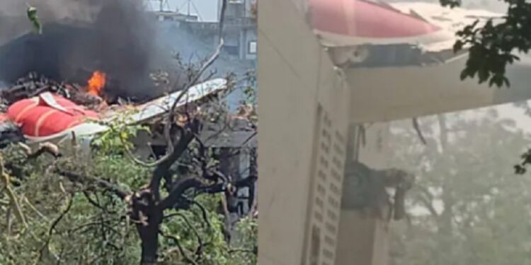 இந்தியாவில் இருந்து லண்டன் புறப்பட்ட விமானம் விபத்திற்குள்ளானது!