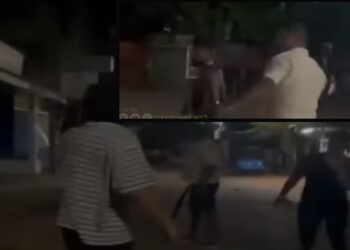 வெளிநாட்டு பெண்ணிடம் மோசமான செயலில் ஈடுபட்ட நபர்கள்!