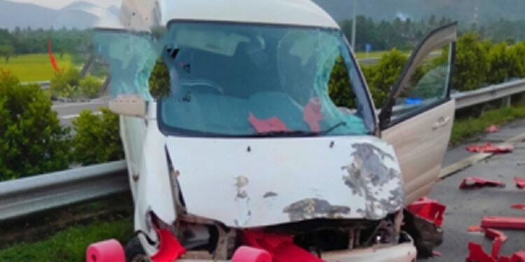 சாரதியின் உறக்கத்தால் ஏற்ப்பட்ட விபத்து!