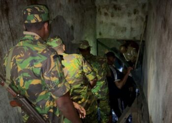 முல்லைத்தீவில் விடுதலைப் புலிகளின் பதுங்கு குழி!