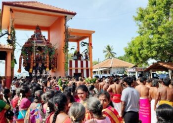 யாழில் 35 ஆண்டுகளின் பின்னர் ஆலயம் ஒன்றில் இடம்பெற்ற தேர் திருவிழா!