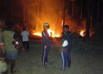 யாழ் கசூரினா கடற்கரையில் தீ விபத்து!