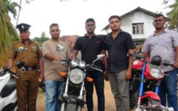 சட்டவிரோத மோட்டார் சைக்கிள்கள் பறிமுதல்!