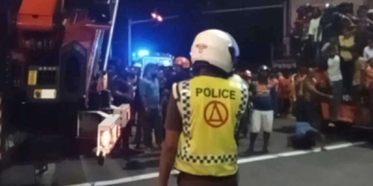 கொள்கலனால் பறிபோன இளைஞன் உயிர்