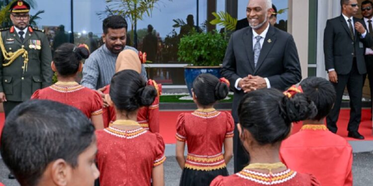 மாலைதீவில் ஜனாதிபதிக்கு அமோக வரவேற்ப்பு!