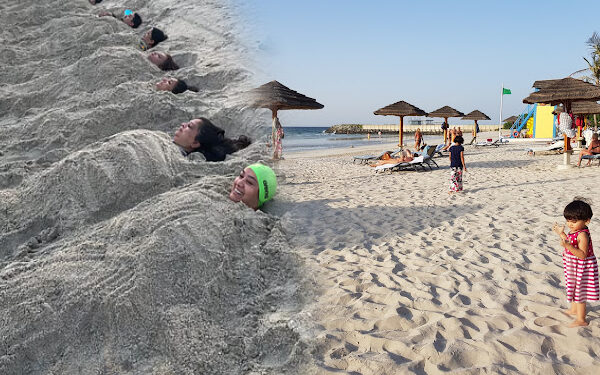 வெளிநாடொன்றில் பிரபலமாகும் மணல் குவியல்!