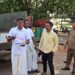 குப்பை ஏற்றிச்செல்லும் ரெக்டரில் போராட்டம்!