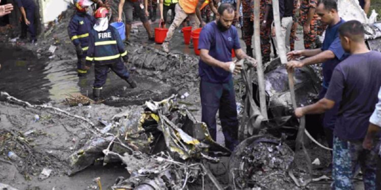 பங்களாதேஷ் விமான விபத்தில் பலியானோர் எண்ணிக்கை அதிகரிப்பு!