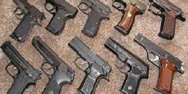 கிளிநொச்சியில் பொது மக்களிடம் சிக்கிய துப்பாக்கிகள்!