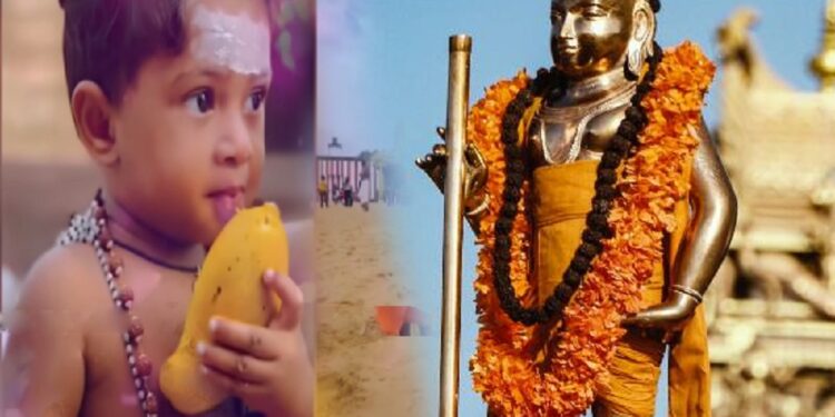 நல்லூர் ஆலய திருவிழாவில் பக்தர்களுக்கு காட்சி கொடுத்த முருகன்!