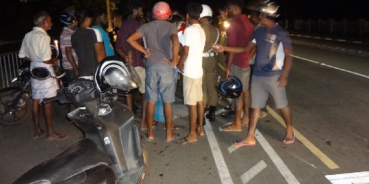 மோட்டார் சைக்கிள் பந்தயத்தால் நிகழ்ந்த விபரீதம்!