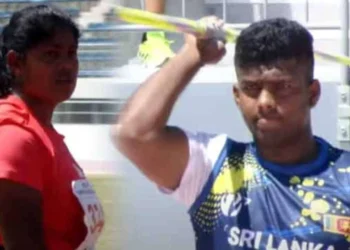 ஈட்டி எறிதலில்  தங்கம் வென்ற ருமேஷ் தரங்க