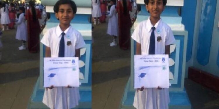 புலமைப் பரிசில் பரீட்சையில் இரண்டாம் இடத்தினை பெற்ற யாழ் மாணவி!