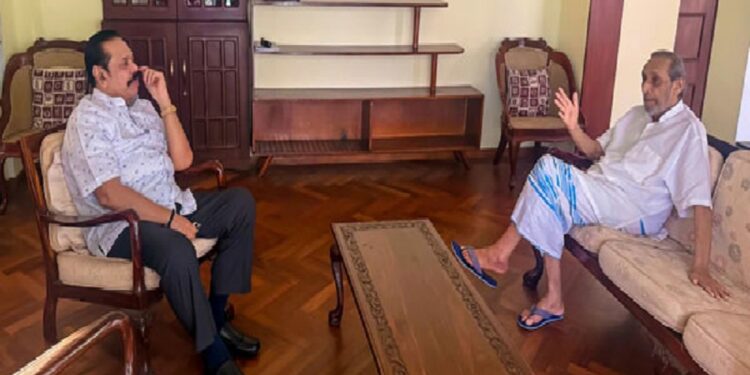 தனது முன்னாள் நண்பரை தேடி சென்ற மஹிந்த