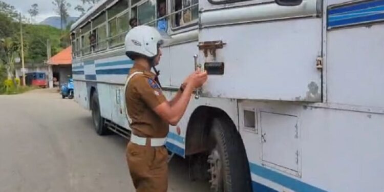 போக்குவரத்து பொலிசாரால் விசேட சோதனை முன்னெடுப்பு!