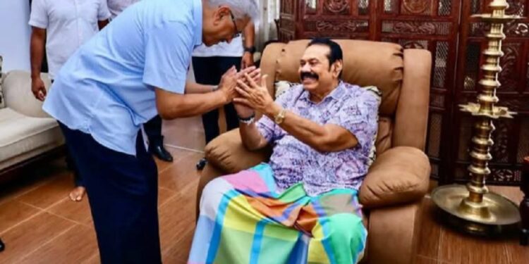 மஹிந்த வீட்டில் கோட்டபாய!