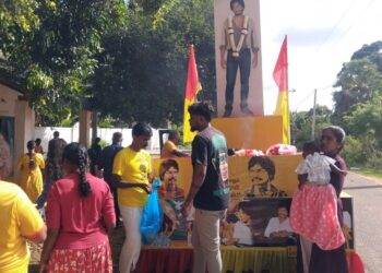 தியாக தீபம் திலீபனின் ஊர்தி முல்லைத்தீவு நோக்கி பயணமானது!