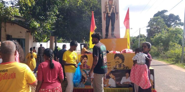 தியாக தீபம் திலீபனின் ஊர்தி முல்லைத்தீவு நோக்கி பயணமானது!