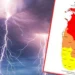பலத்த மழை மற்றும் மின்னல் தாக்கம் தொடர்பில் எச்சரிக்கை!