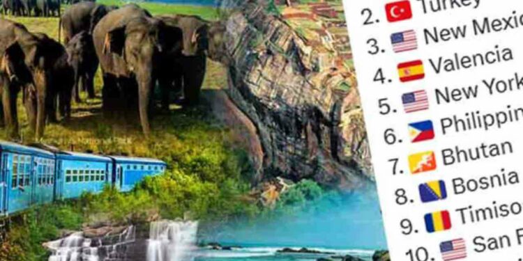 உலகின் சிறந்த சுற்றுலா தளமாக தெரிவான இலங்கை!