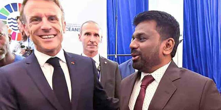 பிரான்ஸ் ஜனாதிபதியுடன் அனுர சந்திப்பு!