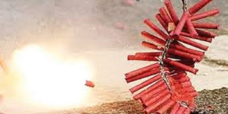 பட்டாசு வெடித்ததில் ஒருவர் பலி!