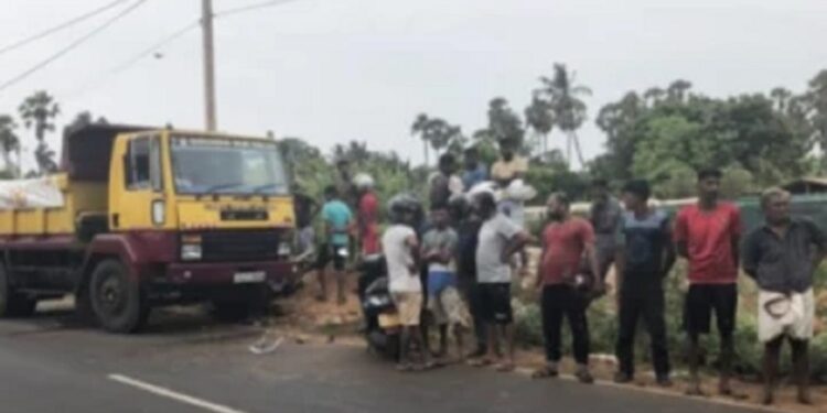 வாகன விபத்தில் பலியான குடும்ப பெண்!