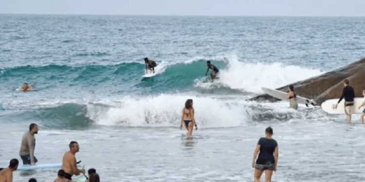 நீரில் மூழ்கிய சுவிஸ் பெண்ணை காப்பாற்றிய பொலிசார்!